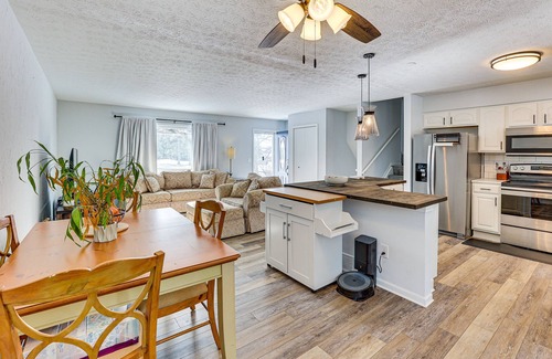 Bath House | Home w/Fire Pit & Sunroom: 9 Mi to Downtown Akron