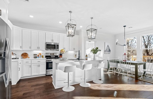 Bentonville House | Home with a fireplace, deck, washer/dryer, central AC - golf nearby