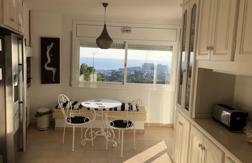 Sitges Villa | HOME WITH AMAZING VIEWS , OVERLOOKING THE FESTIVAL TOWN OF SITGES WITH POOL GYM
