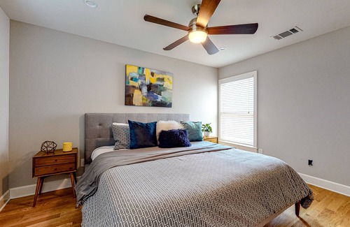 Brentwood House | Home with central AC, W/D, grill, & outdoor dining - near bus & rail stops