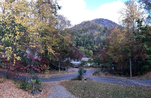 Tuckasegee House | Home with huge front porch and lake views