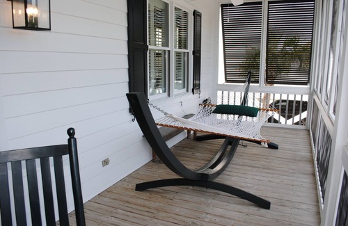 North Litchfield Beach House | Home with screened porch, deck, hammock and easy beach access located at North Litchfield Beach.