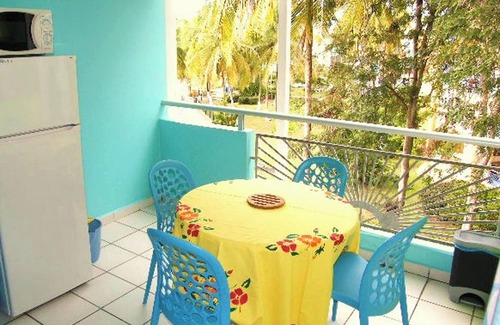 Pointe de la verdure Apartment | Homerez - Charming studio with sea view balcony in Le Gosier - 35 sqm