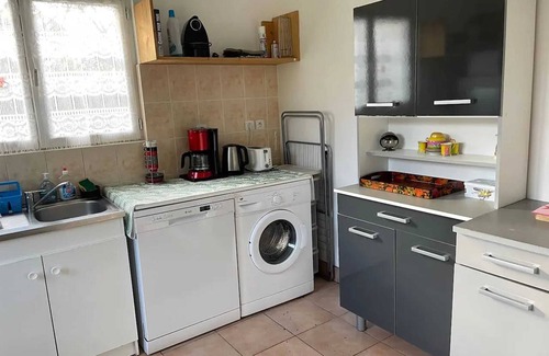 Poligny Apartment | Homerez - Charming Studio in Poligny of 80 m² with Garden View