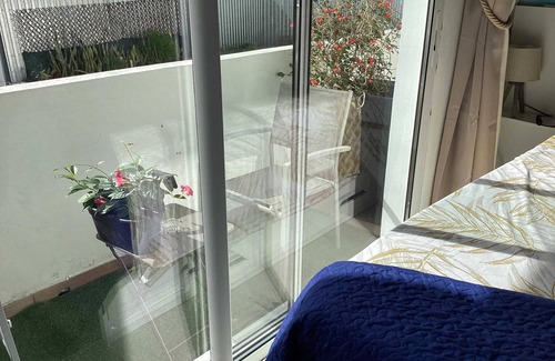 Le Port Apartment | Homerez - Charming studio with pool in Le Port of 20 m²