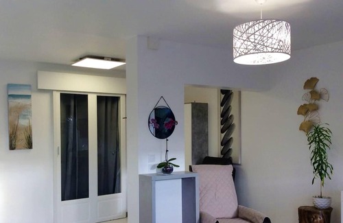 Le Port House | Homerez - House 15 km away from the beach for 4 ppl. with shared pool at Le Port
