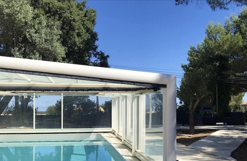 Servian Villa | Homerez - Villa for 8 ppl. with swimming-pool, garden and terrace at Servian