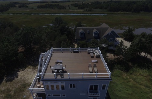 Broadkill Beach House | Horseshoe Haven - Roof Deck, Beach & Marsh Views, Game Room, 3min. walk to Beach