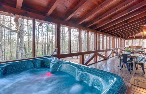 Dial House | Hot Tub and Games Ridgetop Cabin in Blue Ridge!