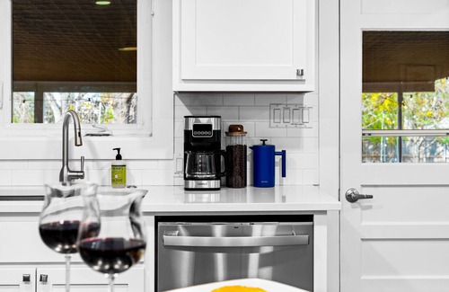 Johnson City House | Hot Tub, Fire Pit, Game Room, Block to Main St!