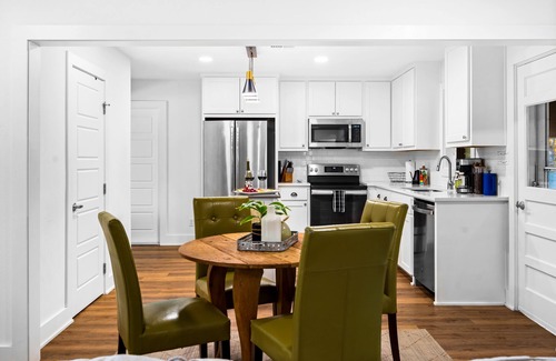 Johnson City House | Hot Tub, Fire Pit, Game Room, Block to Main St!