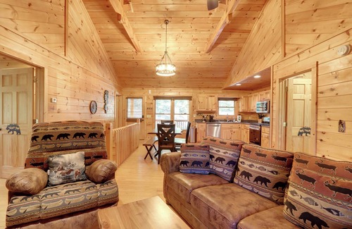 Blue Ridge Cabin | Hot Tub & Fire Pit: Secluded Blue Ridge Cabin!