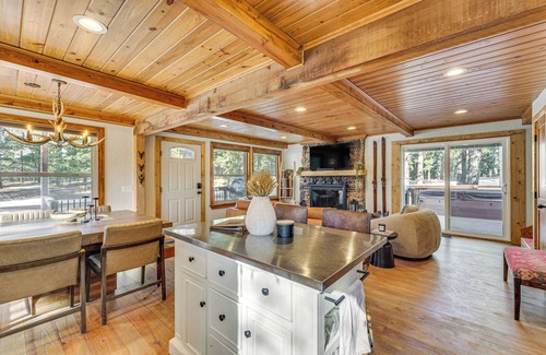 Angel Fire Cabin | Hot Tub + Fireplace: Cozy Angel Fire A-Frame Cabin