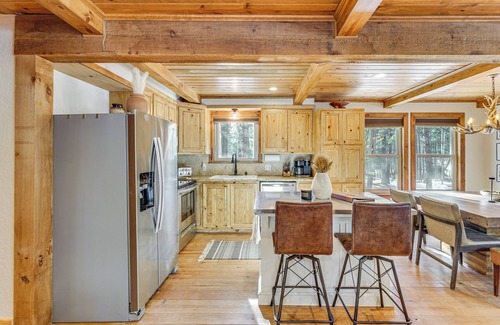 Angel Fire Cabin | Hot Tub + Fireplace: Cozy Angel Fire A-Frame Cabin