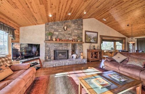 Castle Glen Estates House | Hot Tub, Game Room and 2 Decks Luxe Big Bear Home