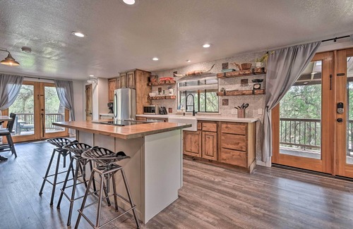 Pine Cabin | Hot Tub, Game Room: Dog-Friendly Pine Cabin!