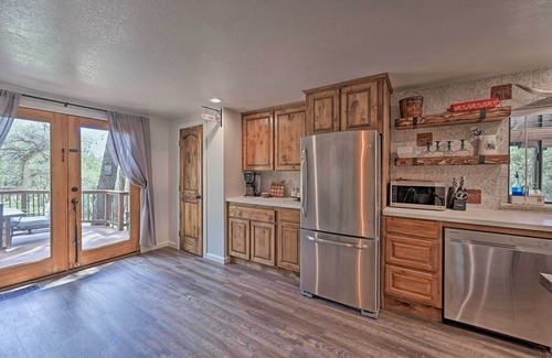 Pine Cabin | Hot Tub, Game Room: Dog-Friendly Pine Cabin!