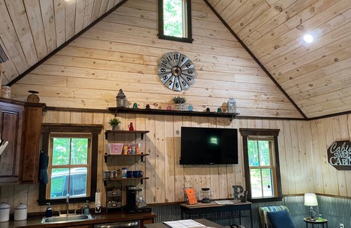 Rising Fawn Cabin | Hot Tub-Large Screened Porch,Fire Pit &Grill Area