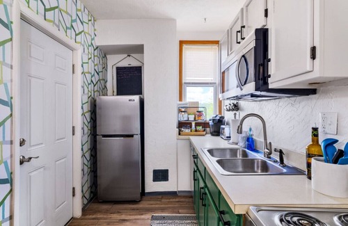 Lawrenceville Apartment | Hot Tub | Light & Bright w/Deck | Walk to Butler!