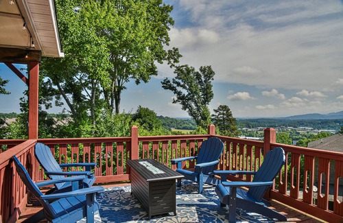 Asheville House | Hot tub/sauna with mountain views minutes from downtown