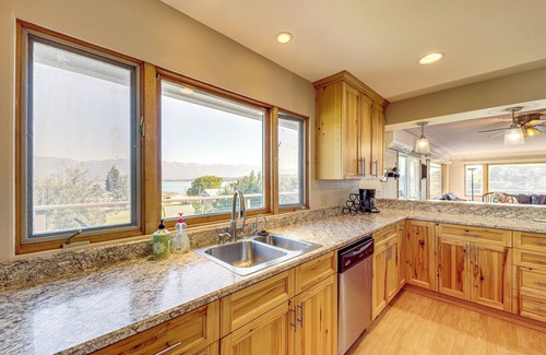 Jette House | Hot Tub, Views & Private Dock: Polson Haven!