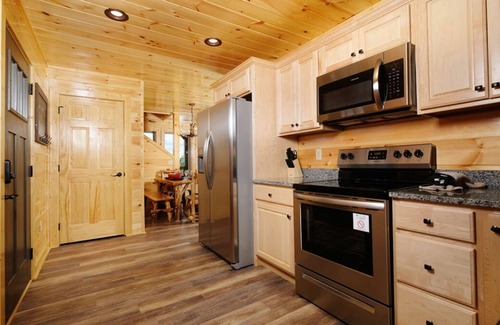 Chalet Village North House | Hot Tub w/Mountain View, Cozy Cabin, Newer Build