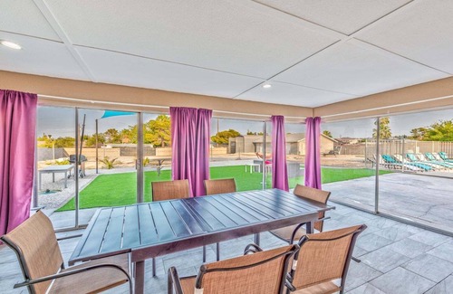 Paradise Villa | hot villa with multi Family games with indoor hot tub spa for 6