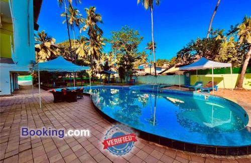 Calangute Hotel | Hotel The Golden Shivam Resort - Big Swimming Pool Resort In Goa M70565-84665