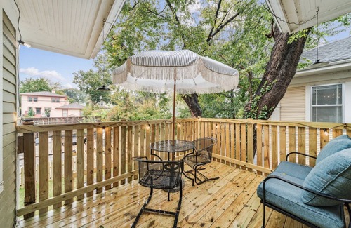 Downtown Tulsa House | Hottub, Pool Table, Basketball, Firepit, Sleeps 8