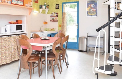 Le Bourg-Dun House | House 3 Km from the beach! Enclosed garden for your pet. Decorated 70