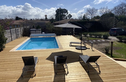 Biscarrosse House | House 8/10 pers with swimming pool