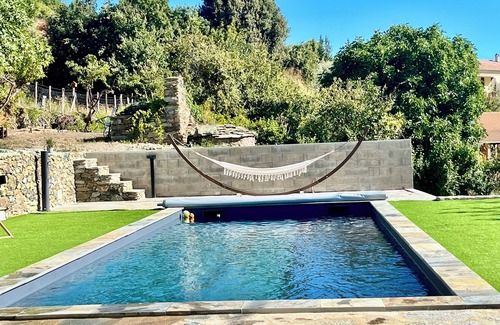 Murato House | House A Curtalina old renovated sheepfold heated pool near StFlorent