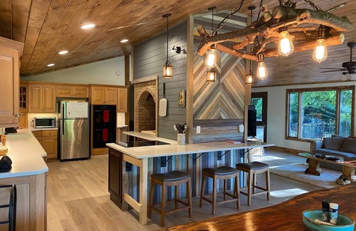 Boone House | House on Creek, Huge Deck, Gorgeous Property with Pond, 5 min to Downtown Boone