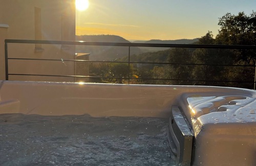 Cazoules House | House with private spa and view of the Dordogne valley
