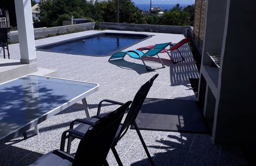 Sainte Marie House | House with pool and open view