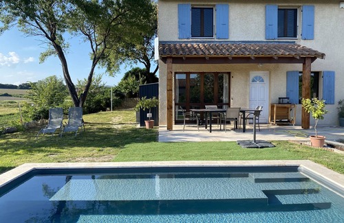 Grignan House | House with swimming pool 500m from village center