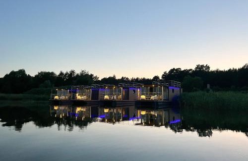 Mielno Boat Rental | Houseboat in azy by Lake Jamno and Sea