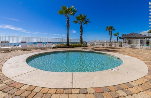 Orange Beach Condo | HUGE Balcony! Beachfront Corner Unit/Views in all rooms, One FREE parking pass