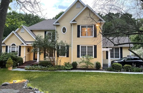 Lagrangeville House | Huge Pool, Elevated Hot Tub, Lounge Cabanas, Massive Backyard & Gym