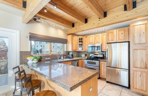 Telluride Condo | Huge Riverfront Deck + Walk Everywhere Viking Lodge 100a 3 Bedroom Condo by RedAwning