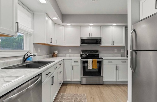 Huntertown House | Huntertown! 4 Beds & Pet Friendly Fenced Yard +W/D