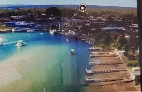 Huskisson Cottage | Husky Waters Shack overlooking the moored yachts