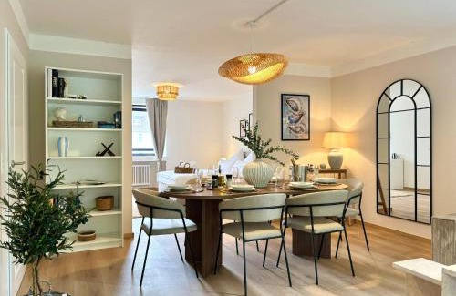 Bad Harzburg Apartment | HyggeLiving - DELUXE - 90qm - Balkon - Gartenblick - 55 Zoll TV - Boxspringbetten - Hunde - Kinder - Fahrradkeller