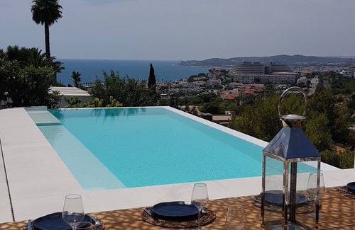 Sitges Villa | Ibiza Style villa with seaview & infinity pool