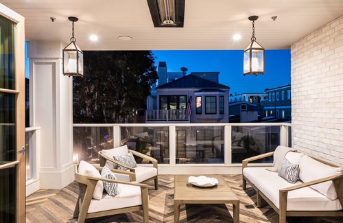 The Strand House | Iconic Modern S. MB Walk Street Ocean View Stunner
