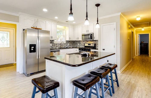 Chapin House | Ideal lakefront gem with private dock, free WiFi, firepit, & stunning views
