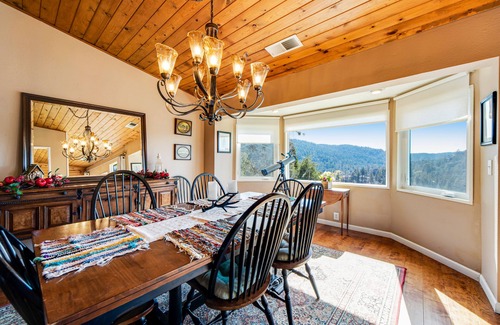 Crestline House | Ideal lakeview getaway with furnished deck, gas grill, & full kitchen