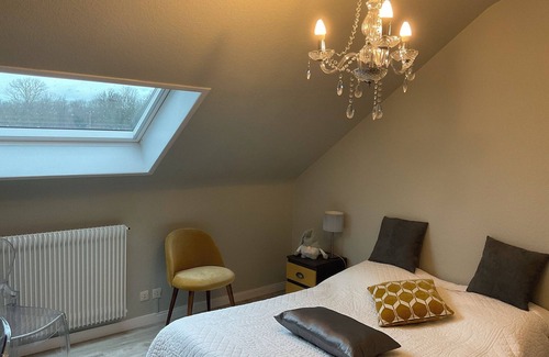 Guemar Bed & Breakfast | Ideal on the Alsace Wine Route 1 room 2/3 pers in a villa + pool