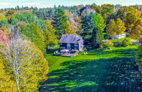 Wilmington House | Idyllic lodge on 16-acres with fire pit & amazing views of Mt Snow- near skiing