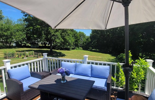 Trumbull House | Idyllic Retreat: Spacious Home with Stunning Outdoor Spaces and Modern Comforts